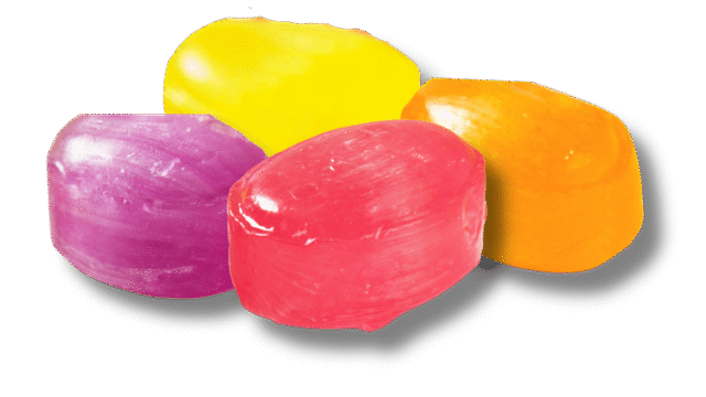 Dragees and hard candies